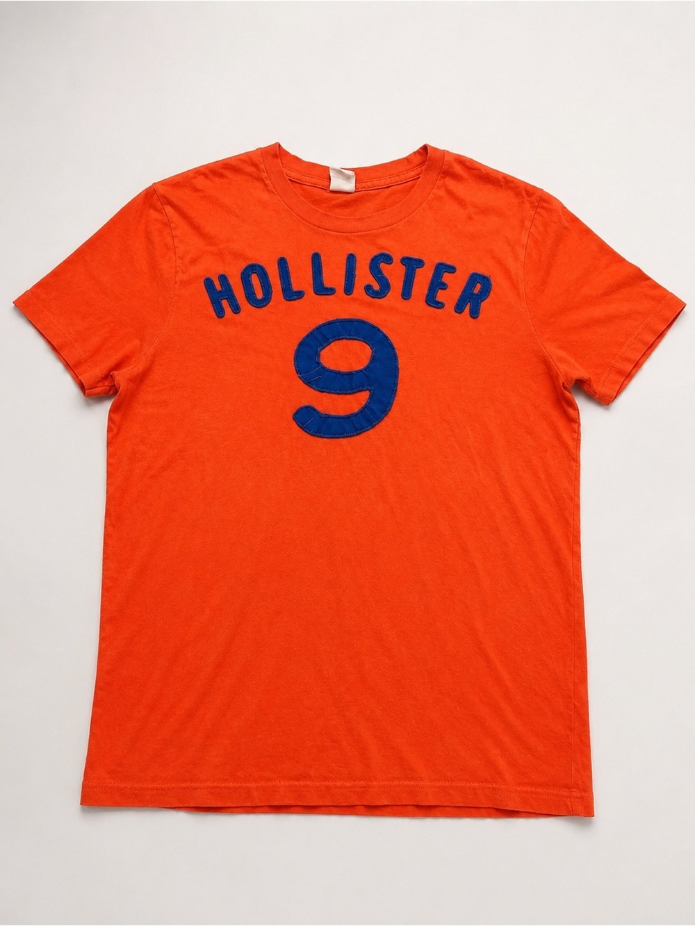 Hollister Orange Graphic Logo T-Shirt Men’s Medium | Y2K Streetwear